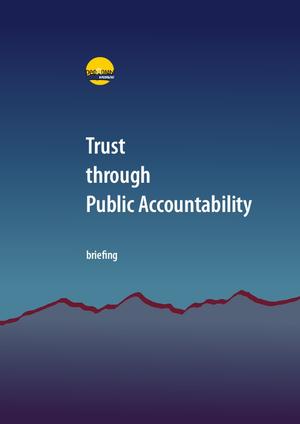 Trust through public accountability (2014)